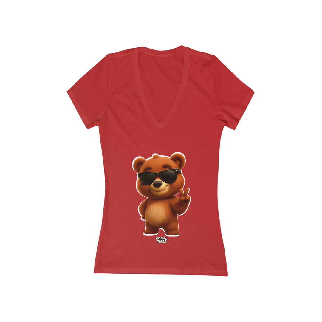 Noah’s Tales™ Cool Baxter Women's V-Neck Bella T-Shirt