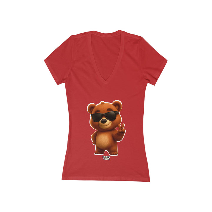 Noah’s Tales™ Cool Baxter Women's V-Neck Bella T-Shirt