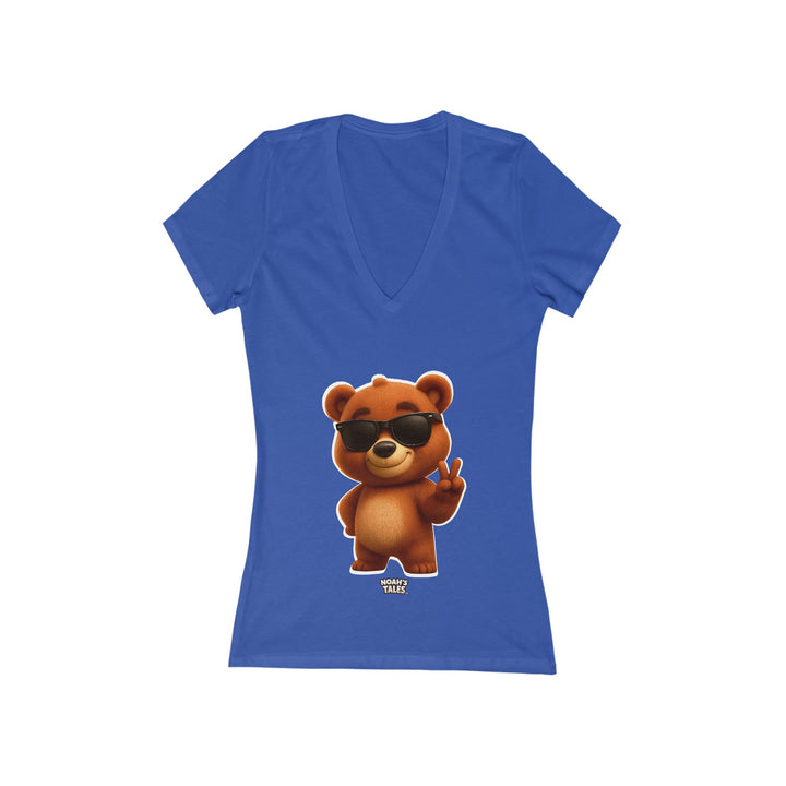 Noah’s Tales™ Cool Baxter Women's V-Neck Bella T-Shirt
