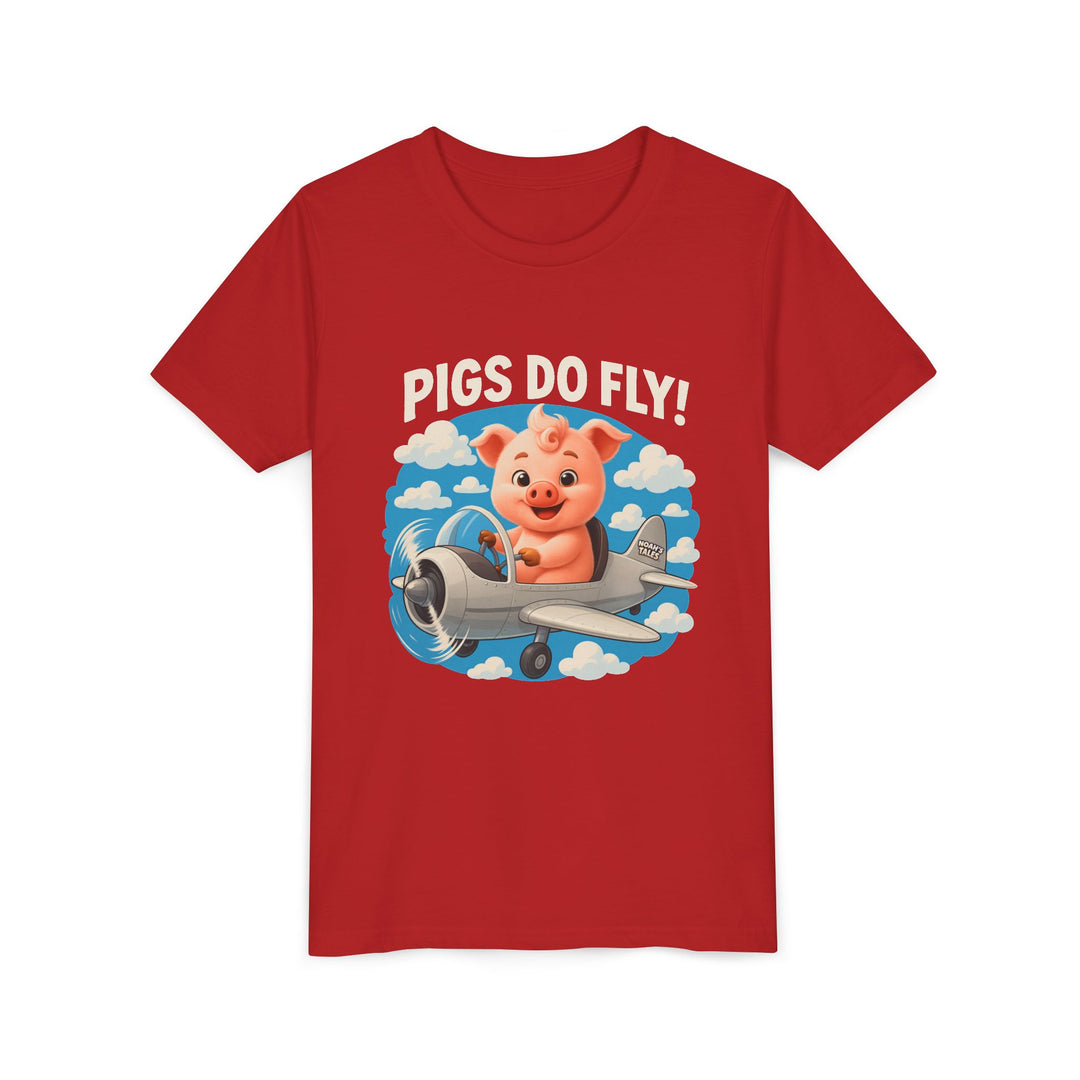 Noah’s Tales™ Pigs Do Fly Girls Bella Shirt