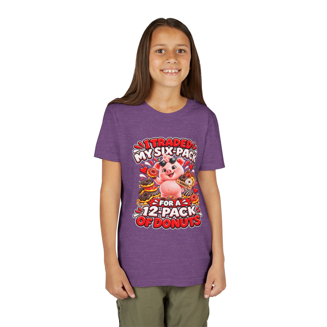 Noah’s Tales™ I Traded My Six-Pack For A 12-Pack Of Donuts | Pip Girl's Bella T-Shirt