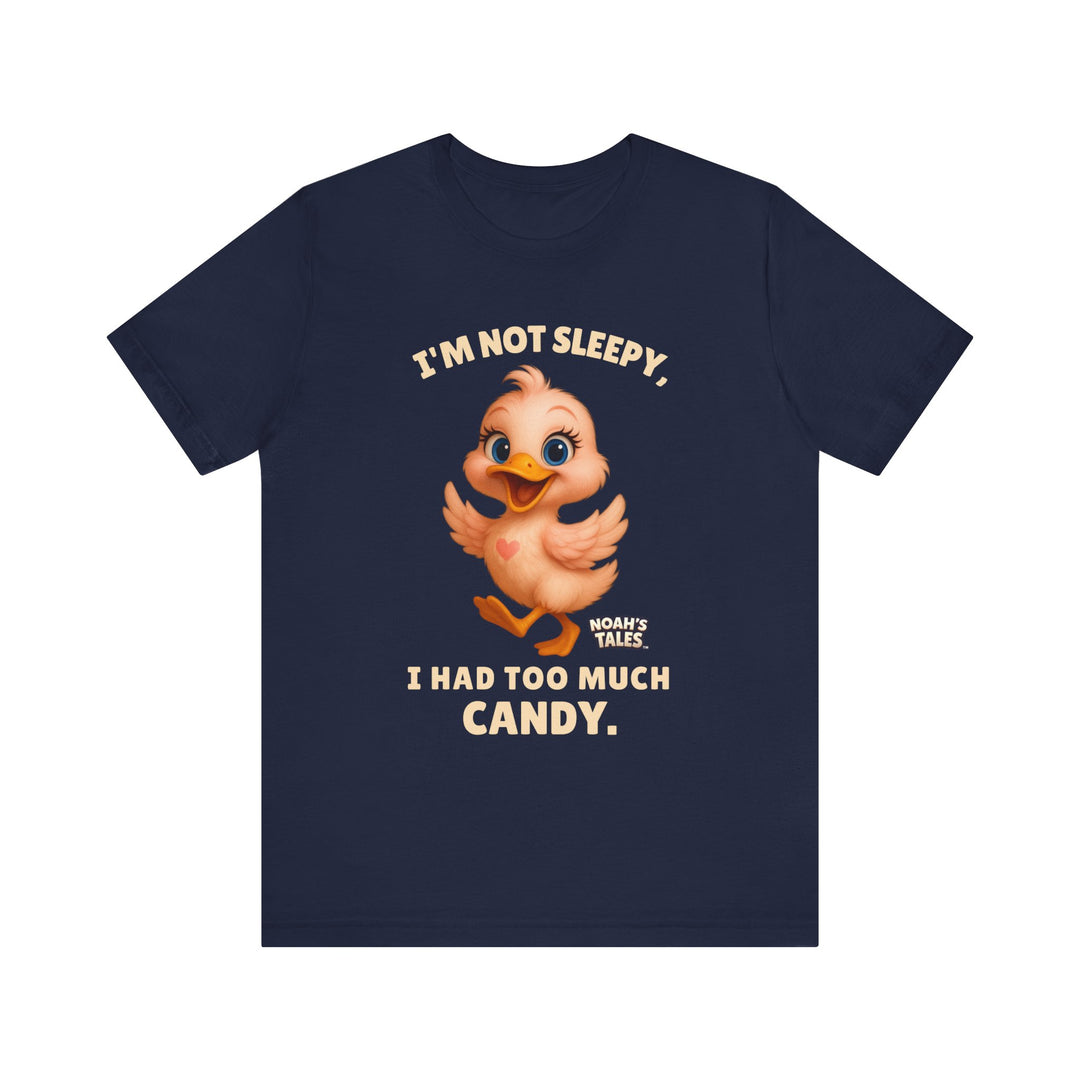 Noah’s Tales™  I'm Not Sleepy, I Had Too Much Candy Men's Bella T-Shirt