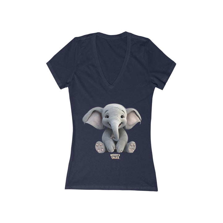 Noah’s Tales™ Noah Women's V-Neck Bella T-Shirt