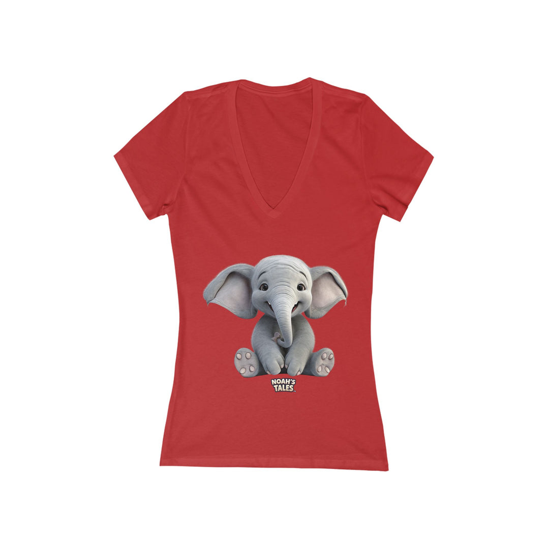 Noah’s Tales™ Noah Women's V-Neck Bella T-Shirt