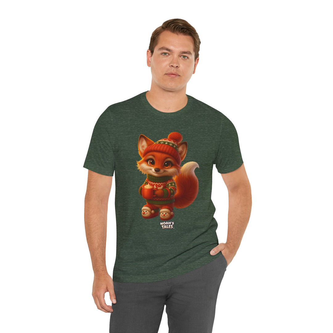 Noah’s Tales™ Christmas Ember Men's Bella T-Shirt