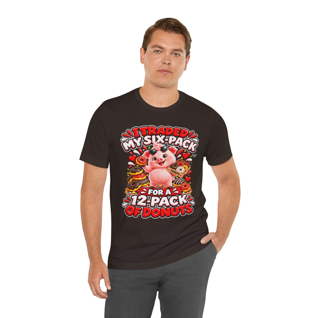 Noah’s Tales™ I Traded My Six-Pack For A 12-Pack Of Donuts | Pip Men's T-Shirt
