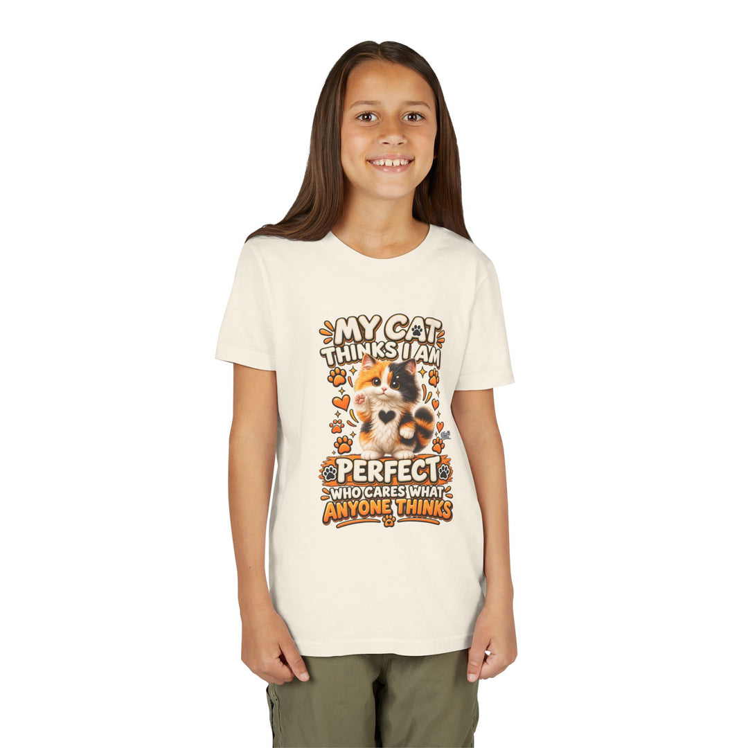 Noah’s Tales™ My Cat Thinks I Am Perfect | Tommy Girl's Bella T-Shirt
