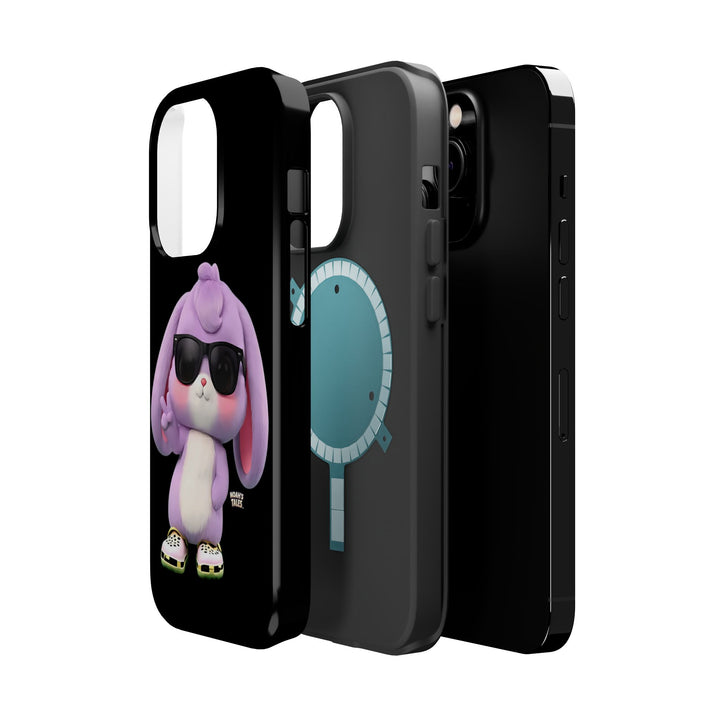 Noah’s Tales™ Lilac Phone Case Vibrant Protective cover Fun Gift for Kids and Teens Unique Cartoon Design