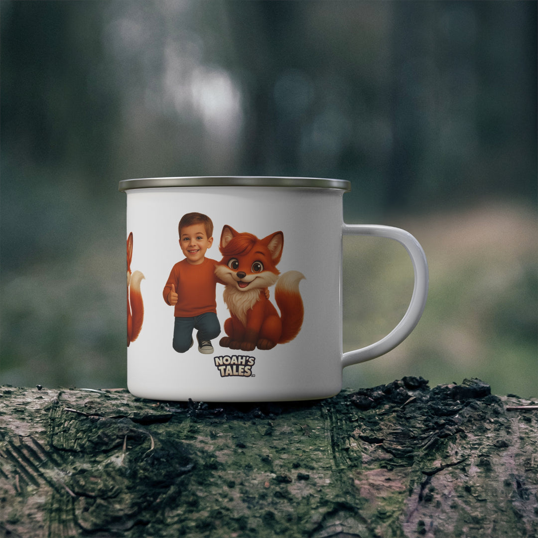 Noah’s Tales™ Personalized Enamel Camping Mug