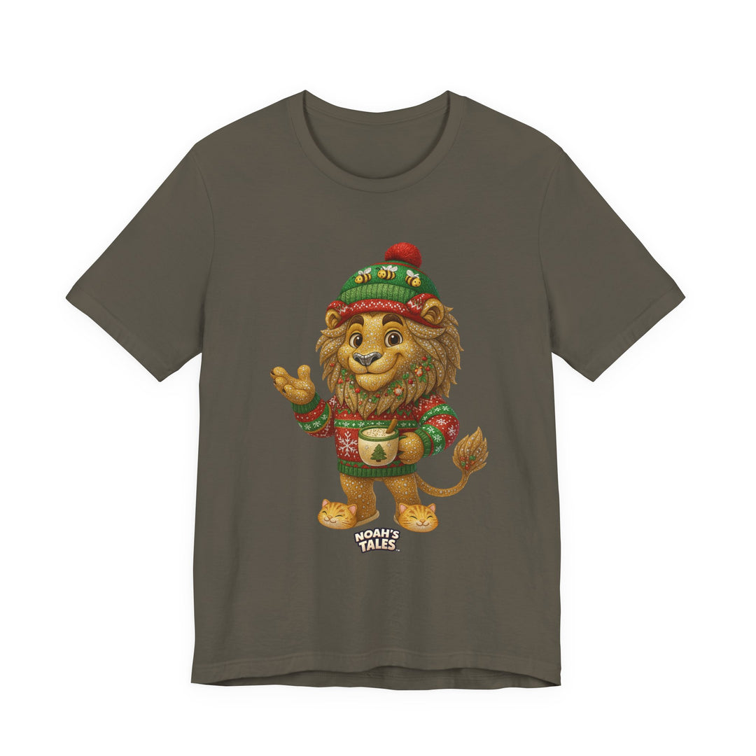 Noah’s Tales™ Christmas Leo Women's Bella T-Shirt