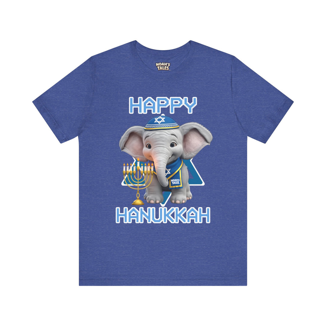 Noah’s Tales™ Happy Hanukkah Noah Men's Bella T-Shirt