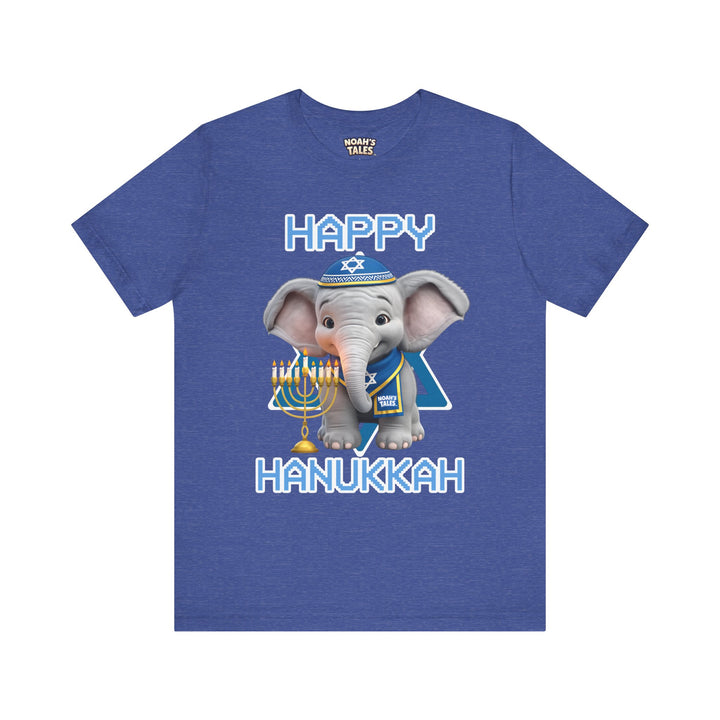 Noah’s Tales™ Happy Hanukkah Noah Men's Bella T-Shirt
