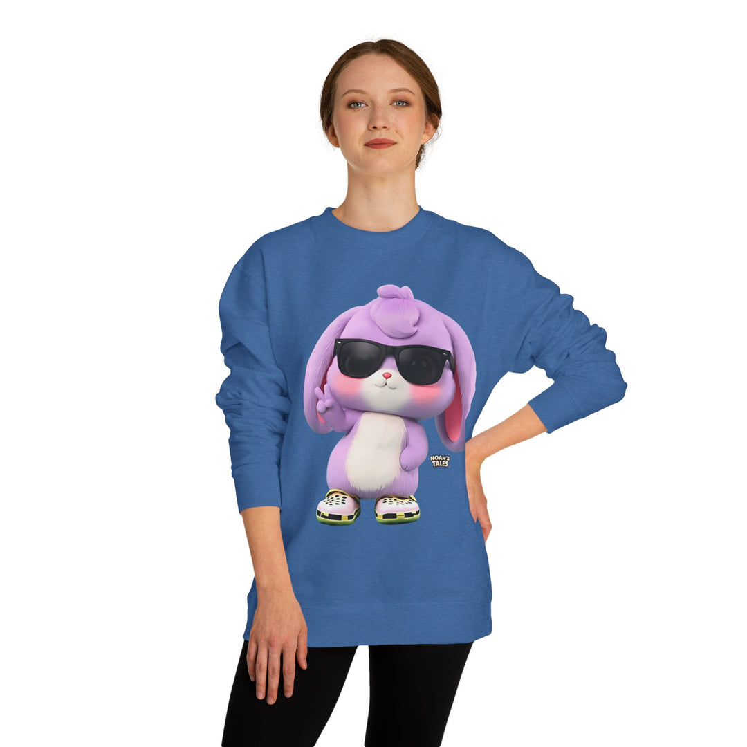 Noah’s Tales™ Cool Lilac Women's Crew Neck Sweatshir