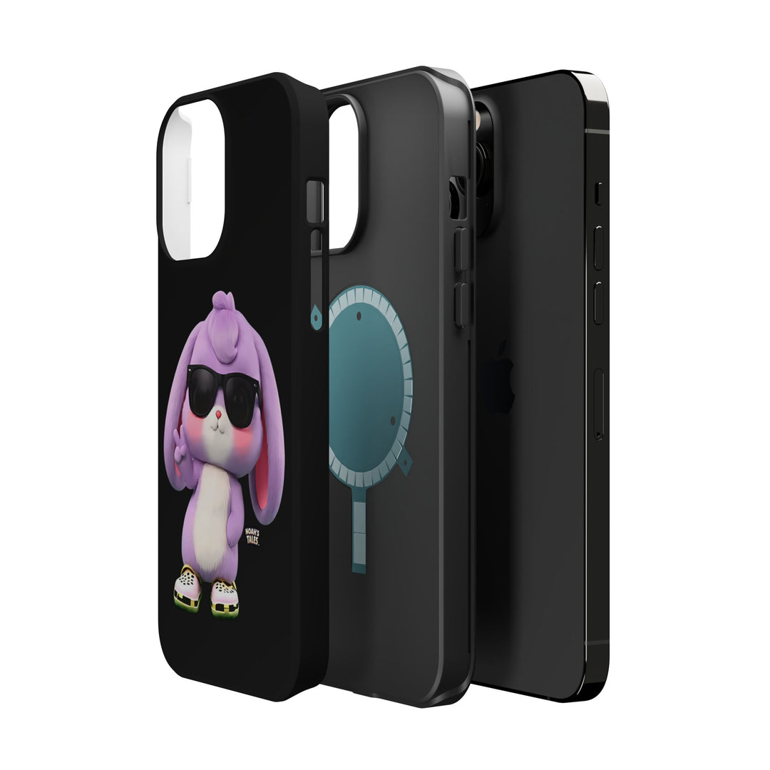 Noah’s Tales™ Lilac Phone Case Vibrant Protective cover Fun Gift for Kids and Teens Unique Cartoon Design