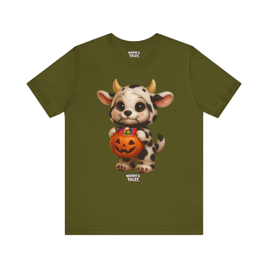 Noah’s Tales™ Cow Halloween Costume Coco Men's Bella T-Shirt