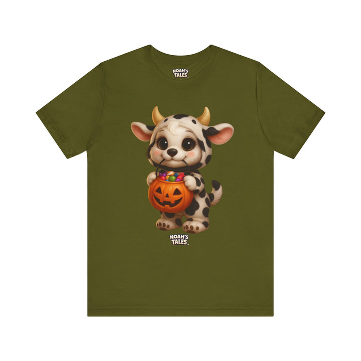 Noah’s Tales™ Cow Halloween Costume Coco Men's Bella T-Shirt