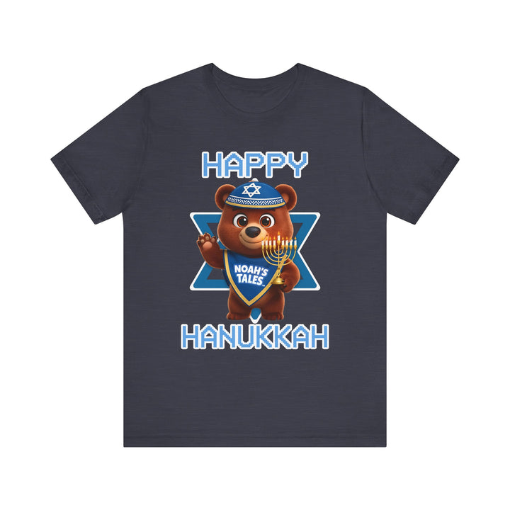 Noah’s Tales™ Happy Hanukkah Baxter Men's Bella T-Shirt