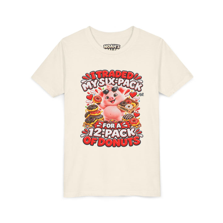 Noah’s Tales™ I Traded My Six-Pack For A 12-Pack Of Donuts | Pip Girl's Bella T-Shirt