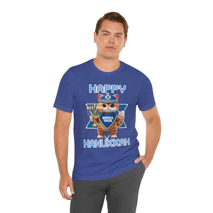 Noah’s Tales™ Happy Hanukkah Tommy Men's Bella T-Shirt