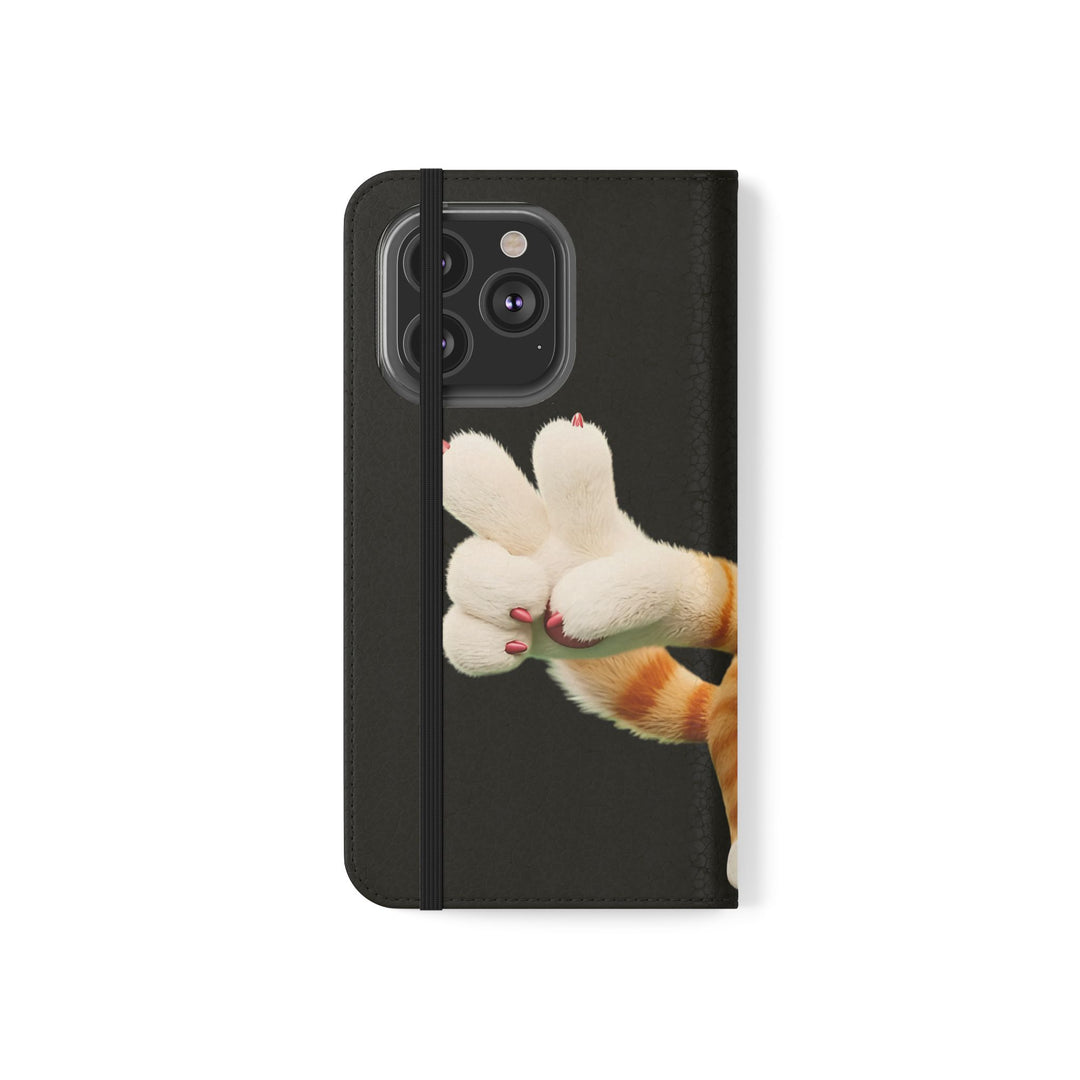 Noah’s Tales™ Tommy Flip Case Cartoon Phone Cover Pet Lover Gift Trendy Smartphone Wallet Animal Print Case