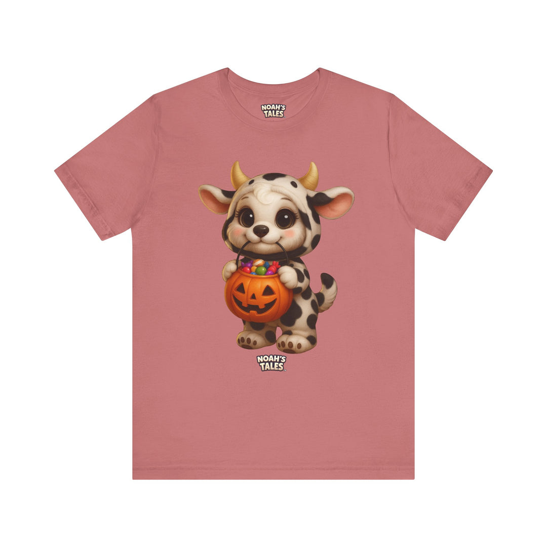 Noah’s Tales™ Cow Halloween Costume Coco Men's Bella T-Shirt