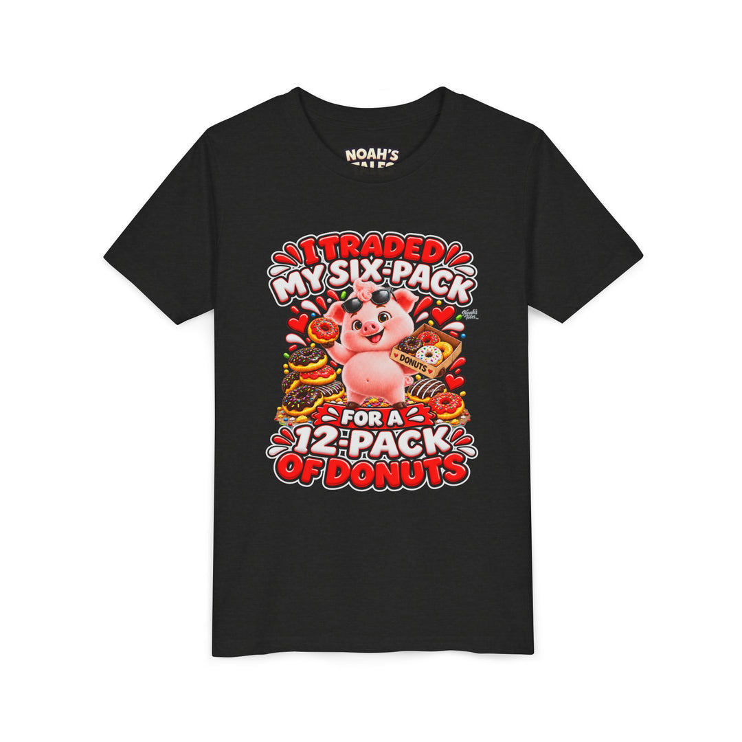 Noah’s Tales™ I Traded My Six-Pack For A 12-Pack Of Donuts | Pip Girl's Bella T-Shirt