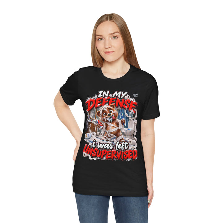 Noah’s Tales™ In My Defense I Was Left Unsupervised | Baxter Women's Bella T-Shirt