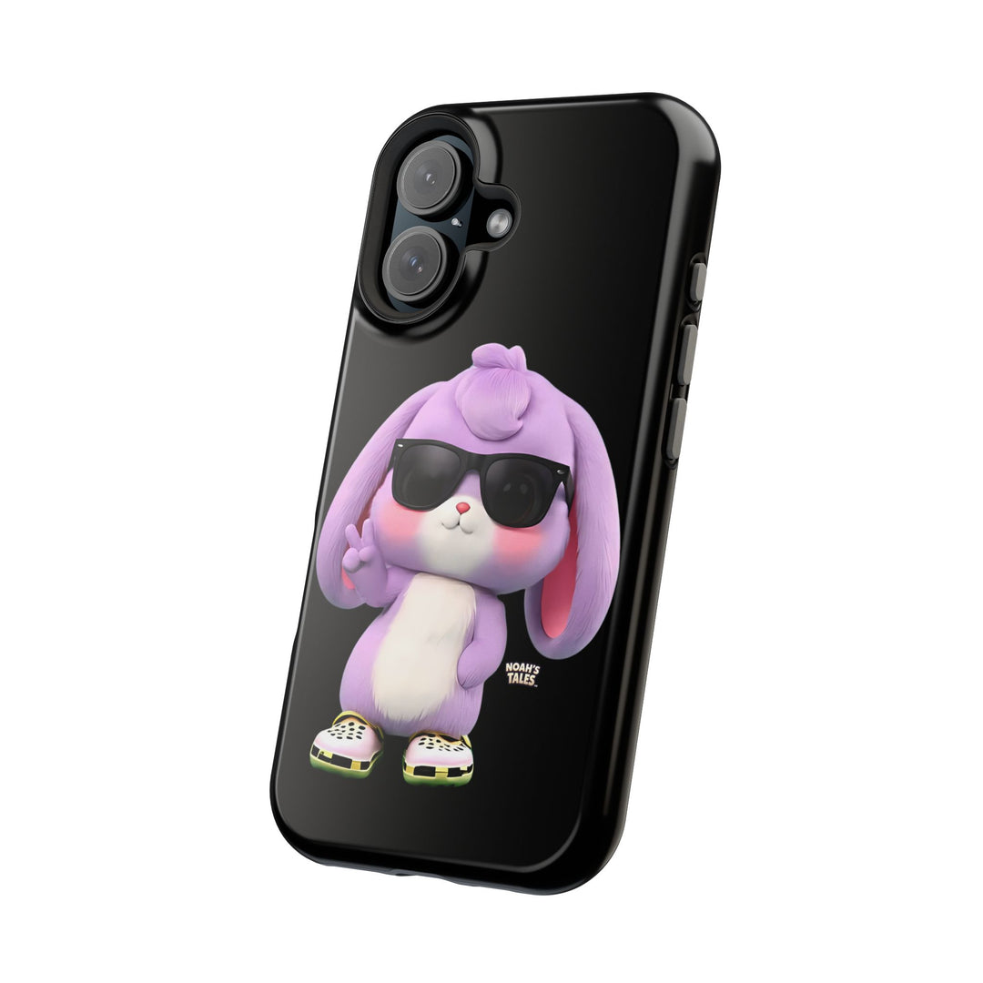 Noah’s Tales™ Lilac Phone Case Vibrant Protective cover Fun Gift for Kids and Teens Unique Cartoon Design