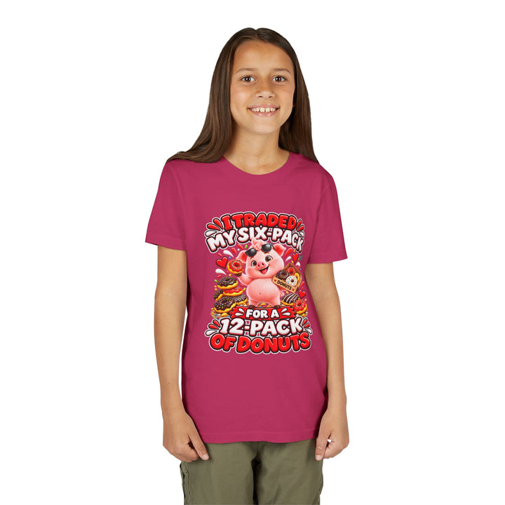 Noah’s Tales™ I Traded My Six-Pack For A 12-Pack Of Donuts | Pip Girl's Bella T-Shirt