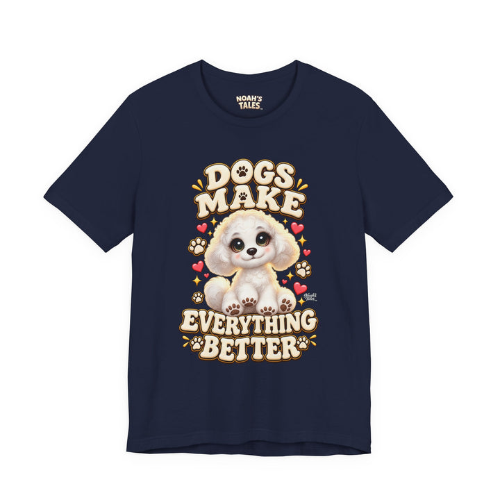 Noah’s Tales™ Dogs Make Everything Better | Coco Women's Bella T-Shirt