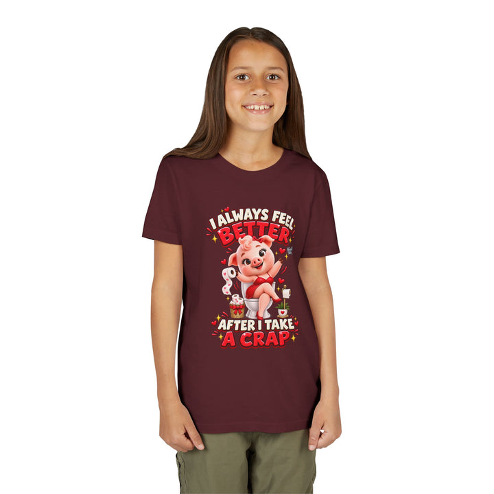 Noah’s Tales™ I Always Feel Better After I Take A Crap | Pip Girlfriend Girl's Bella T-Shirt