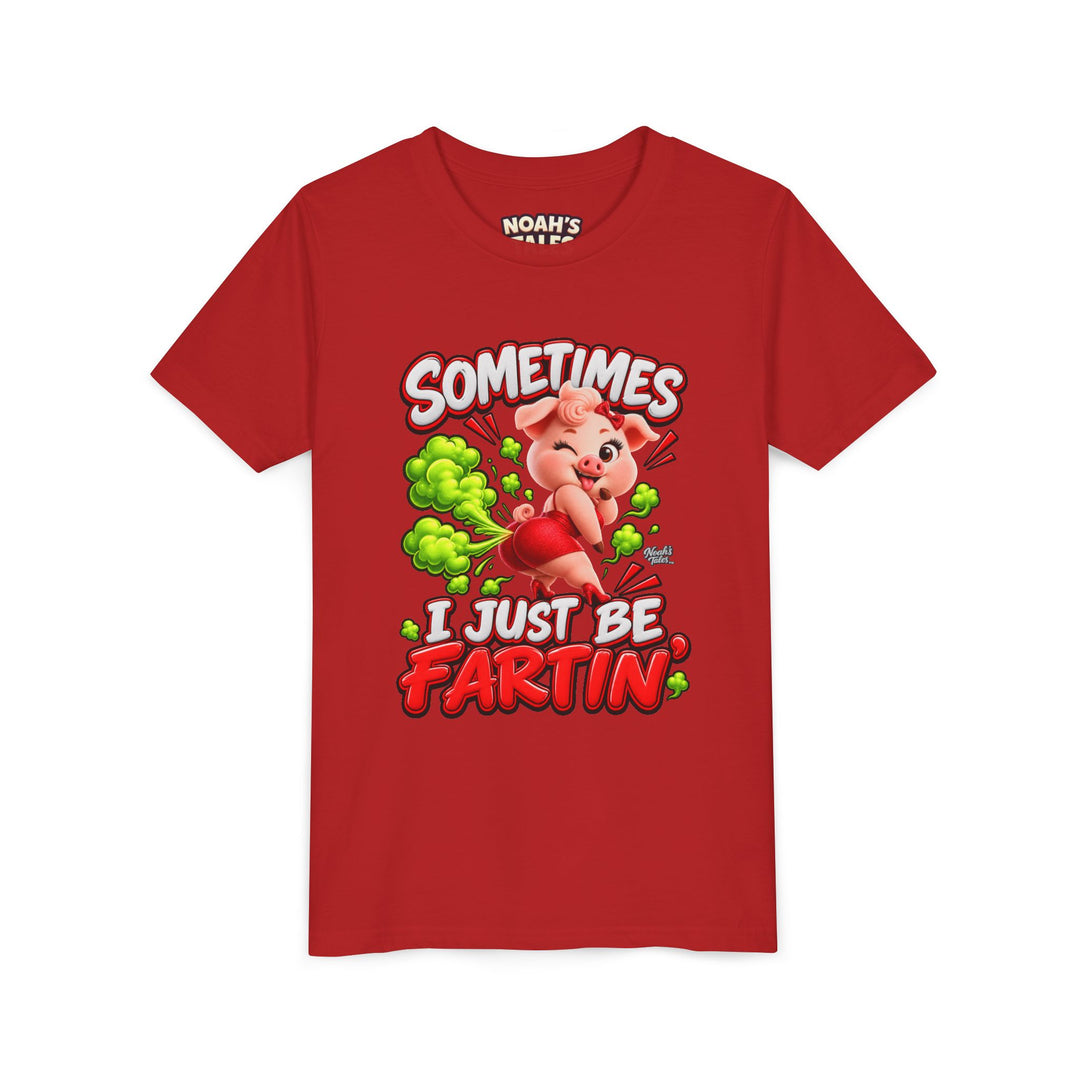 Noah’s Tales™ Sometimes I Just Be Fartin’ | Pip Girlfriend Girl's Bella T-Shirt