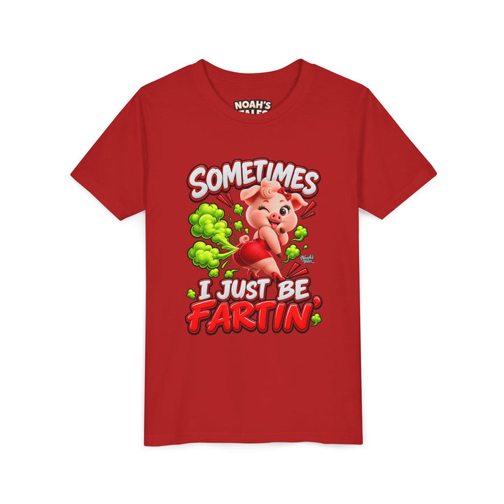 Noah’s Tales™ Sometimes I Just Be Fartin’ | Pip Girlfriend Girl's Bella T-Shirt