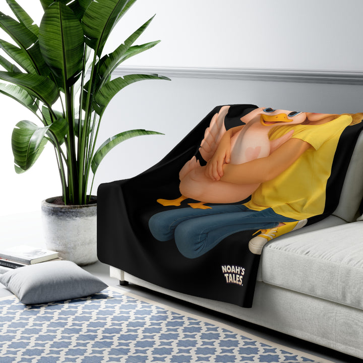 Noah’s Tales™ Personalized Cozy Sherpa Fleece Blanket