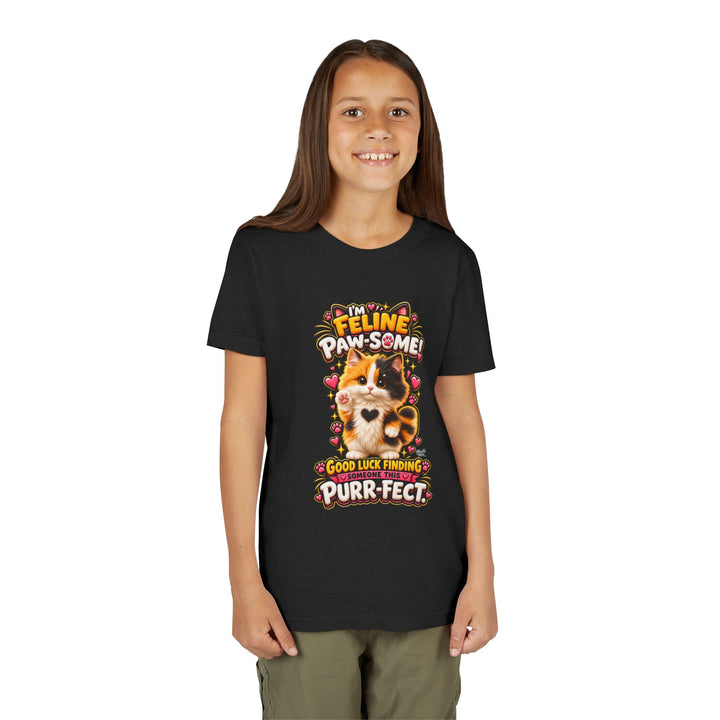 Noah’s Tales™ I’m Feline Paw-Some | Tommy Girl's Bella T-Shirt