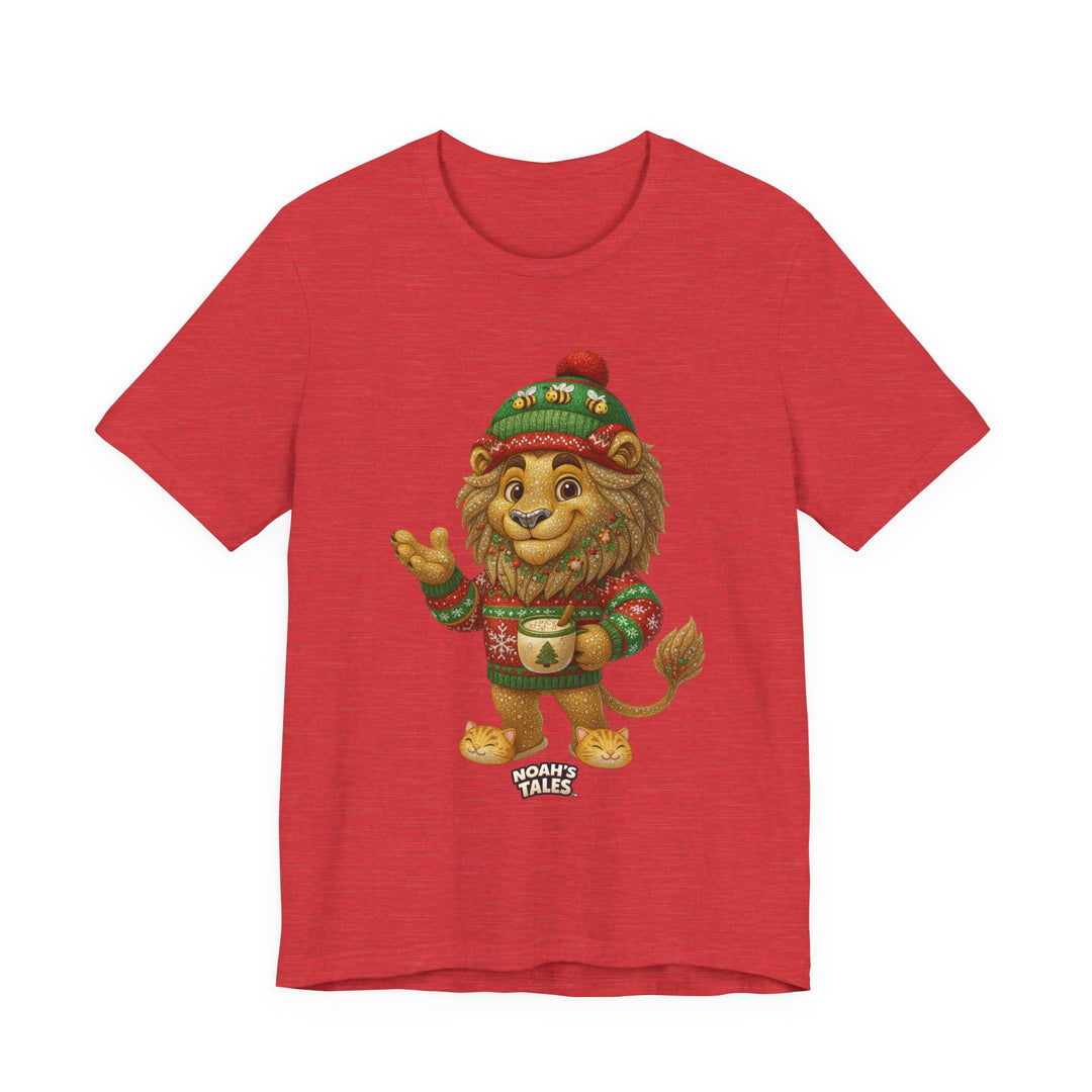 Noah’s Tales™ Christmas Leo Women's Bella T-Shirt