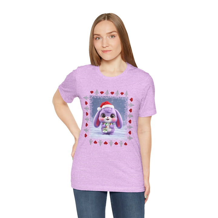 Noah’s Tales™ Lilac Christmas Women's Bella T-Shirt