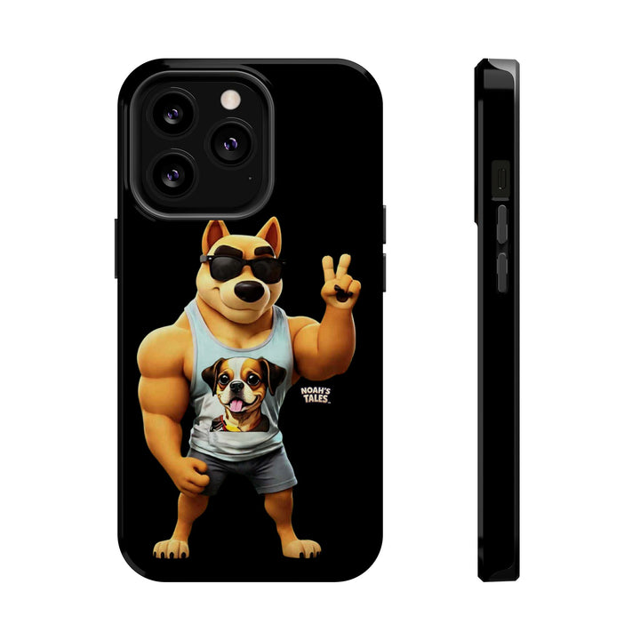 Noah’s Tales™ Ranger Magnet Phone Case Pet Lover Phone Cover Funny Phone Case Unique Gift for Dog Owners Quirky Dog Design