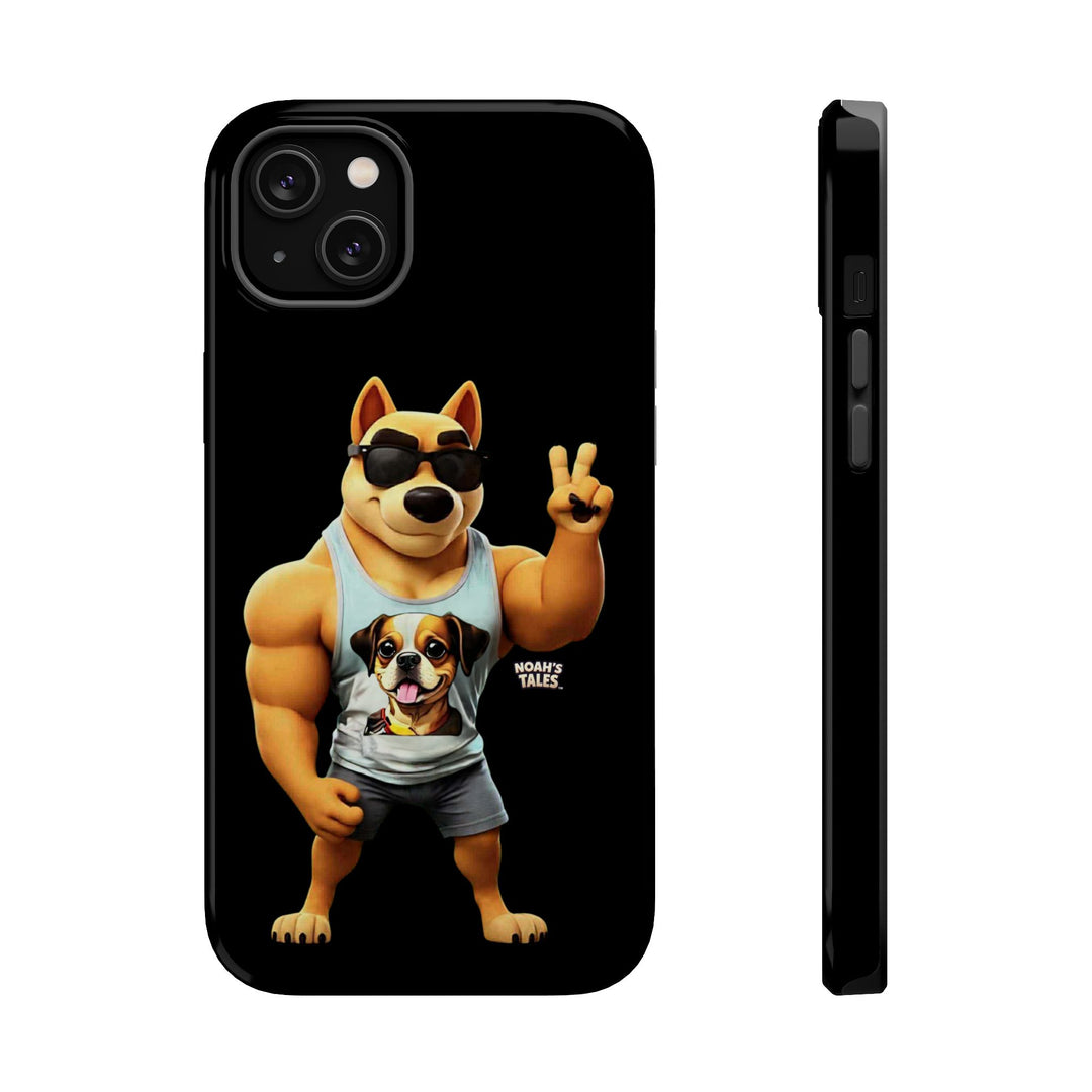 Noah’s Tales™ Ranger Magnet Phone Case Pet Lover Phone Cover Funny Phone Case Unique Gift for Dog Owners Quirky Dog Design