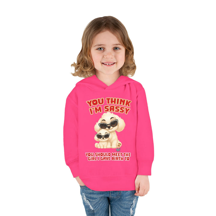 Noah’s Tales™ You Think I'm Sassy You Should Meet The Girl I Gave Birth To - Girl's Hoodie