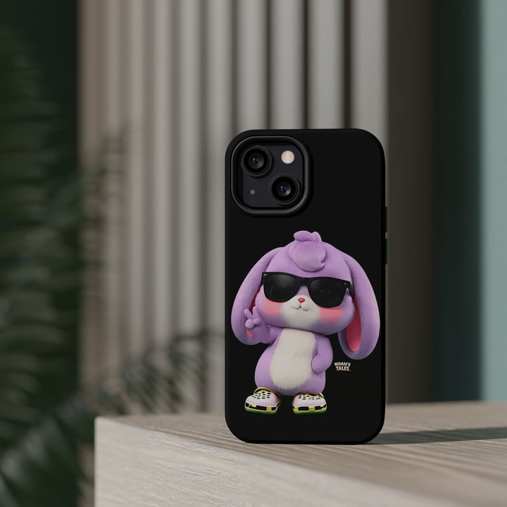 Noah’s Tales™ Lilac Phone Case Vibrant Protective cover Fun Gift for Kids and Teens Unique Cartoon Design