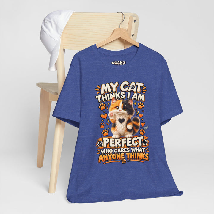 Noah’s Tales™ My Cat Thinks I Am Perfect | Tommy Women's Bella T-Shirt