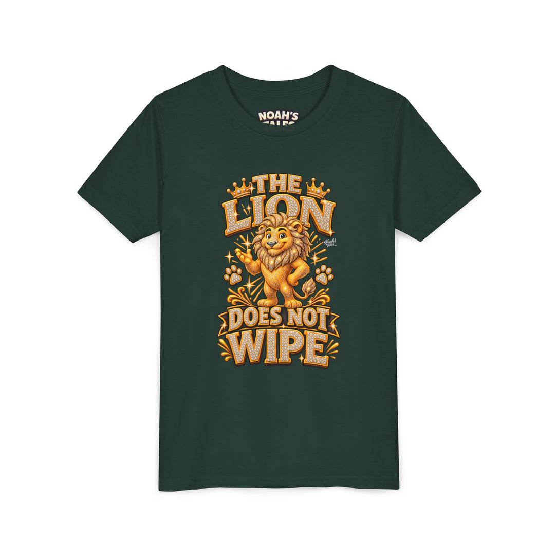 Noah’s Tales™ The Lion Does Not Wipe | Leo Girl's Bella T-Shirt