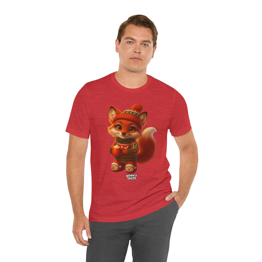 Noah’s Tales™ Christmas Ember Men's Bella T-Shirt