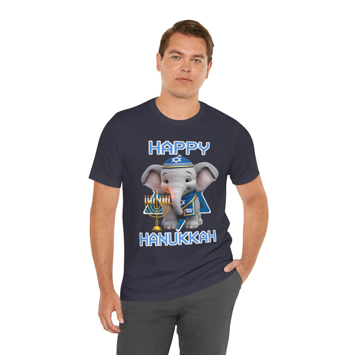 Noah’s Tales™ Happy Hanukkah Noah Men's Bella T-Shirt