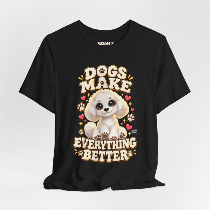 Noah’s Tales™ Dogs Make Everything Better | Coco Men's T-Shirt