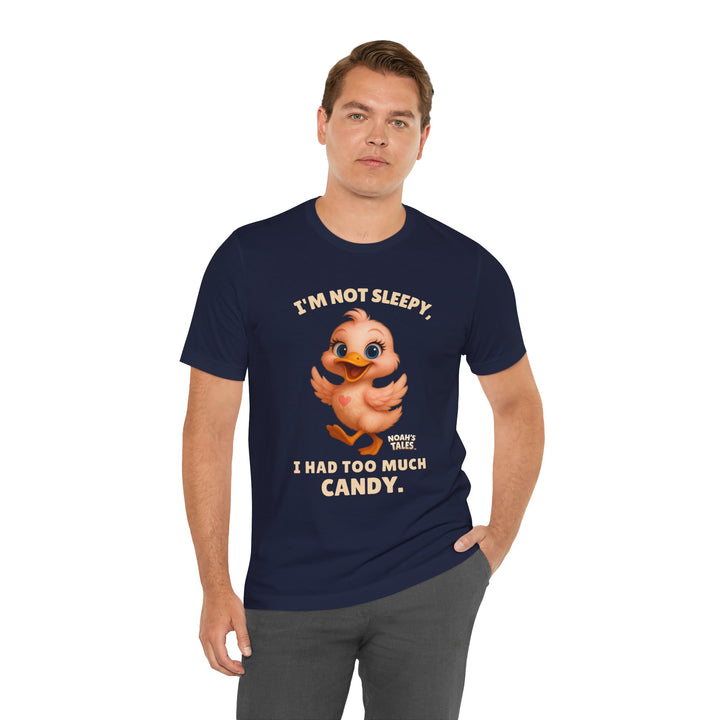 Noah’s Tales™  I'm Not Sleepy, I Had Too Much Candy Men's Bella T-Shirt