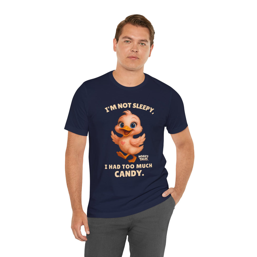 Noah’s Tales™ I'm Not Sleepy I Had Too Much Candy Men's Bella T-Shirt