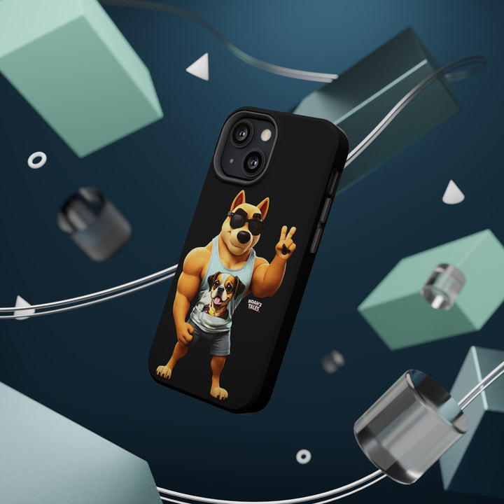 Noah’s Tales™ Ranger Magnet Phone Case Pet Lover Phone Cover Funny Phone Case Unique Gift for Dog Owners Quirky Dog Design
