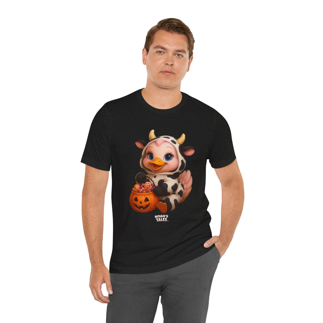 Noah’s Tales™ Cow Halloween Costume Luna Men's Bella T-Shirt